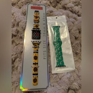 NEW Simply Southern Sunflower and Green Candy Cane Watch Bands